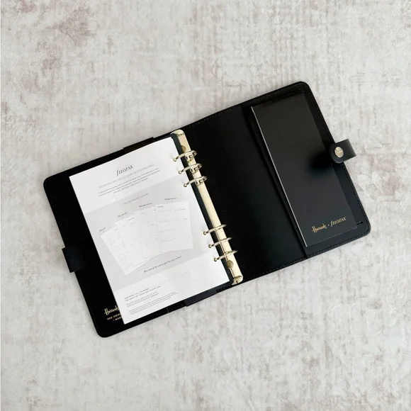 Harrods x Filofax The Original A5 Leather Organizer